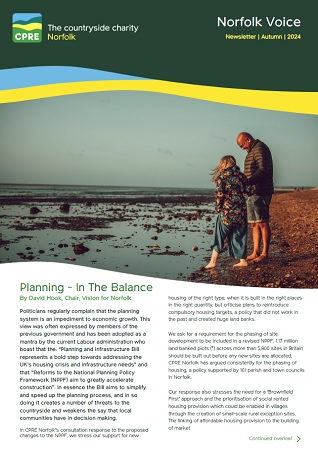 CPRE Norfolk’s Autumn 2024 newsletter.